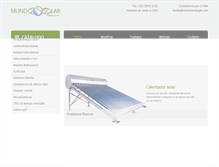 Tablet Screenshot of mundosolargdl.com